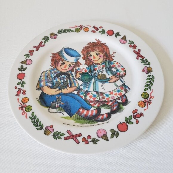 Vintage Oneida Goldilocks & Three Bears And Raggedy Ann & Andy Collector Plates - Picture 3 of 8